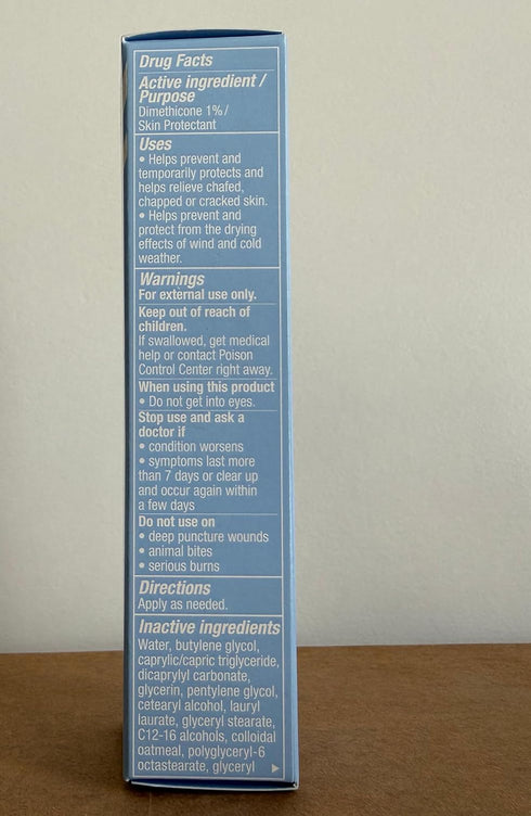 1% 2.25 oz First Aid Beauty Ultra Repair Rescue Barrier Balm, Dimethicone OTC Skin Protectant, Fragrance Free, Helps