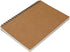 TWONE 3 Packs Brown Soft Cover Notebook with 100 Ruled Pages, 50 Sheets, 8.25 x 5.55 inch for Home School Travel