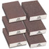 Tnisesm 6Pcs Sanding Blocks 60/80/120/180/220 Grits, Washable & Reusable Sandpaper Blocks for Wood Metal Drywall