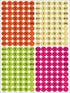 Garage Sale Price Sticker, 1 x A4 Sheets, 216 Count, 2/3 Inch Adhesive Stickers for Yard Sale, Flea Market, Clearance