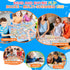 VORA 30 Read and Rhyme Flip Books, Preschool Enlightenment ABC Flash Cards, Attractive Word Family Build Book for Kids