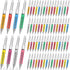 Estune 100 Pcs Syringe Retractable Nurse Pens Novelty Fun Multi Colors Medical Blood