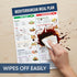 Set 3 2026, 28 1 2 Mediterranean Diet Chart Food List Meal Planner & Easy Recipes for Beginners, Laminated