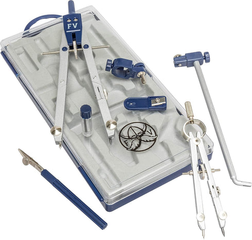 Drafting Compass for Geometry Set - Drawing Compass for Drafting, Math, and Making Circles with Large Extension Beam