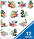 Carson Dellosa Grow Together 12-Piece Jumbo Garden and Flower Bulletin Board Cutouts, Large Greenery Cutouts for Bulletin Board, Garden and Greenery Classroom Décor by Carson Dellosa Education