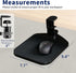 VIVO 360 2 inch MOUNT-MS01A Clamp-on Mouse Pad Holder Platform, Adjustable Under Desk Rotating Tray Rest Extension