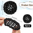 Gtziqa 8 Pcs Bun Cover for Hair, Crochet Ballet Hair Net, Invisible Elastic Knit Thicker Hairnets Hairs Donut Bun