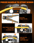 3-In-1 Self Adjusting Wire Stripper Tool, 8 Inch, Stripper/Cutter/Crimping for 10-24 AWG, Blades & Springs Included