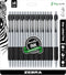 Zebra Pen Z-Grip Elite Retractable Ballpoint Pen, Metal Barrel, Medium Point 1.0mm, Black Ink, 27618, 18-Count