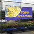 Fastasticdeals 4 Grommets 24x48Inches Vinyl Banner Multiple Sizes Tofu Scramble Outdoor Advertising Printing Food