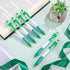 Mental Health Awareness Retractable Pen, Green Ribbon, Black Ink Ballpoint Pen Bulk for Charity Volunteers