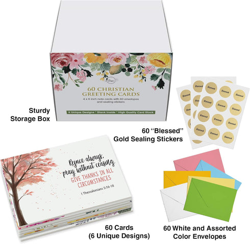 60 4x6. 6 Dessie Inspirational Christian Greeting Cards Bible Verse Cards. Encouragement Cards. Scripture Note Cards.