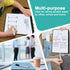 Portable Whiteboard, Mini A5 Dry Erase Notebook for Business Meetings, Office, Home Use