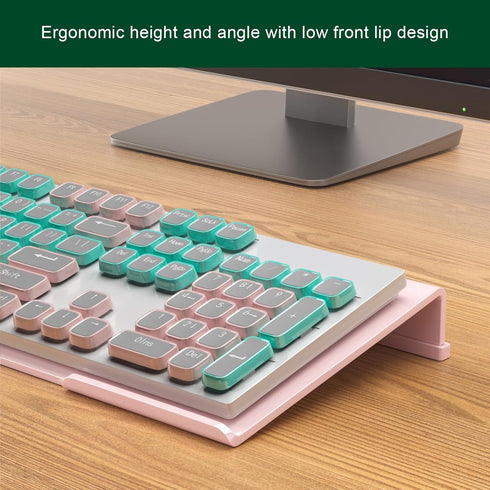 Computer Keyboard Stand Holder - Ergonomic Acrylic Keyboard Stand for Desktop Comfortable Keyboard Tray Riser