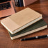 Lined Journal Notebook for Women Men, 216 Pages A5 Leather Cover Aesthetic Journal, 100 GSM Thick Paper, Khaki