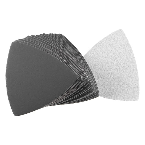 uxcell Triangular Sandpaper Hook and Loop Triangle Pad, 30pcs 1000 Grit for Wet/Dry Use, Fits 3-1/2" Multi-Tool