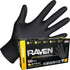 Raven Powder Free Disposable Nitrile Gloves | 7 Mil - Sm | Latex Free, Textured Grip, Chemical + Puncture Resistant |