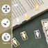 Book Line Markers 100 Count Tin Mixed Metals Bookmarkers, Arrow Bookmarks for Reading