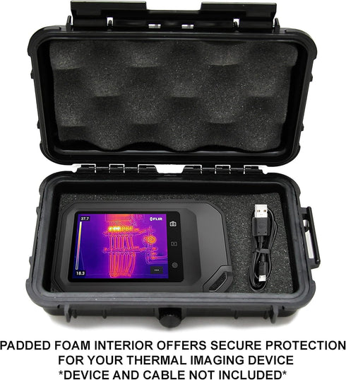 CASEMATIX Waterproof Case for Flir C5, C2, C3 Thermal Imager, Rugged Exterior, Case Only