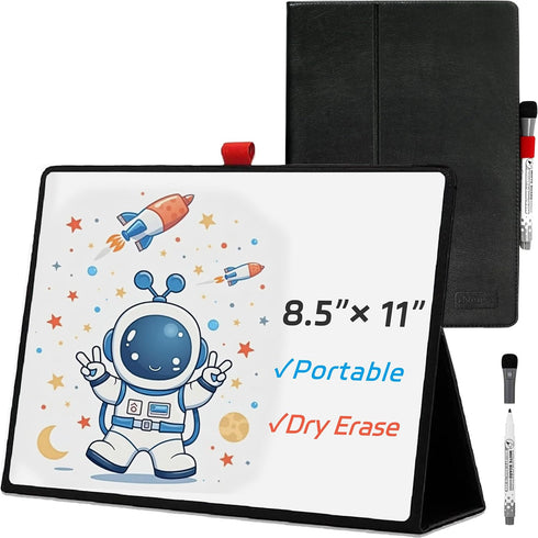 iNenya Portable White Board, 8.5 x 11 Inches, Mini Dry Erase Board, Smart Reusable for Kids & Office