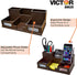 Victor Desk Organizer with Smart Phone Holder - Mocha Brown, Model B9525
