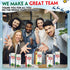 Sayglossy 50 Sets Christmas Employee Appreciation Gifts Bulk for Team Include Xmas Ballpoint Pens with Thank You