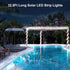 32.8ft IP68 ZAIYW Solar LED Strip Lights Outdoor, Fully Waterproof Strip Lights with Timer Remote Dim, Self-Adhesive