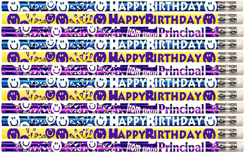 Express Pencils D1444 Happy Birthday From Your Principal - 36 Qty Package