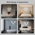 Resocasin Bald Eagle Wall Light with Remote Control - Magnetic Mounted American Eagle Lamp, Battery Operated