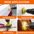 64 2 Inch 180 3000 1/4 PCS Sanding Disc Pad,Hook and Loop Sanding Pads to Wet Dry Sponge Sandpaper with Shank for Drill