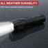 COSOOS LED Flashlight with Holster, Bright Tactical 1000 Lumen Flashlight, Zoomable 5-Mode Portable Waterproof