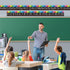 Set, 15 26 0-20 Alphabet Bulletin Board PCS Crayon Die-Cut ABC Wall Decorations Upper & Lower Case Letters Plus Numbers