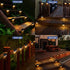 16 Pack pearlstar Solar Step Lights,Solar Deck Railing Lights Outdoor Waterproof Led Fence Lamp for Patio,Stairs,Garden