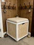 Huanyuedouer Set 4 3CM/1.18inch of Unpainted Bun Feet Solid Wood for Furniture Unfinished Solid Hardwood Round Ottoman