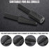 Rotary Drill Bits Set, Wood Carving File Rasp Drill Bit of 5Pcs, 1/4" Shank Tool for Woodworking