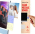 Monitor Memo Board 2Pcs - Flexible Clear PET Computer Screen Sticky Note Holder for Office Desk Accessories