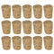 MECCANIXITY Tapered Cork, 19x14.7x23.8mm Natural Wooden Leakproof Soft Stoppers for Wine Beer Bottle Crafts, Pack of 15