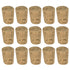MECCANIXITY Tapered Cork, 19x14.7x23.8mm Natural Wooden Leakproof Soft Stoppers for Wine Beer Bottle Crafts, Pack of 15