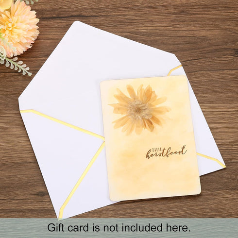 PATIKIL 100 Pack 5 x 7 Envelopes A7 Card Christmas Envelopes V Flap with Gold Border