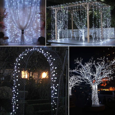 AMIR Upgraded Solar String Lights Outdoor, 39Feet 120 LED, 8 Modes Copper Wire Light, Waterproof Solar Decoration