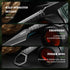 Omesio Fixed Blade Knife with Sheath, 6.38 Full Tang Neck Knife for Men, Compact EDC Tactical Knife for Camping Outdoor