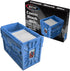 BCW Short Comic Book Bin, Blue - Holds 150 Standard Comic Books | Heavy Duty Plastic Storage Box | Stackable Comics
