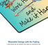 Inspirational Motivational Mouse Pad - Stay Positive Work Hard, Non-Slip Rubber Base, Waterproof