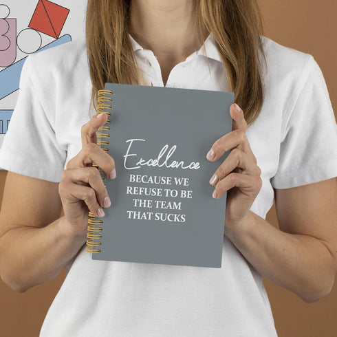 Team Gifts Inspirational Spiral Notebook - Gifts for Work Team Journal, 5.5"x8.3", 164pages Lined Journal Notebooks