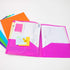 BAZIC 2 Pockets Poly Folder, Bubble Embossed Portfolio - Letter Size Plastic Folders Holder for Office Business