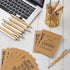 PerKoop 120 Pcs Inspirational Notebooks, Motivational Pens, Thank You Wood Bamboo Pen, Employee Appreciation Gifts Bulk