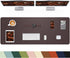 Leather Desk Pad Protector,48"x 17"Desk Mat Large, Mouse Pad, Non-Slip PU Leather