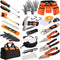INCLY 95 PCS Kids Real Tool Set, Boys Small Real Hand Tools