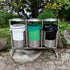 Sankoly 3 Pack 30-64 Trash Can Bands Elastic Rubber Bands for Garbage Bags - Durable Fit for Gallon Cans, Waste Bins