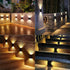4 Pack,Illuminate IP65 ASLIDECOR Solar Wall Lights UP Down Outdoor Sunlight Sensor Lamp Waterproof LED Modern Deck